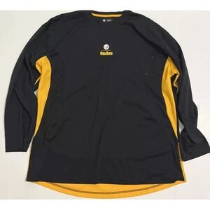 Pittsburgh Steelers Long Sleeve‎ Shirt Size L NFL Team Apparel Activewear
